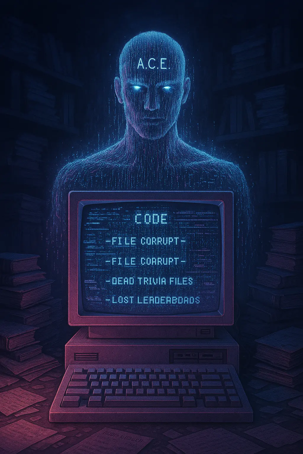 Recovered A.C.E. origin concept emerging from corrupted code
